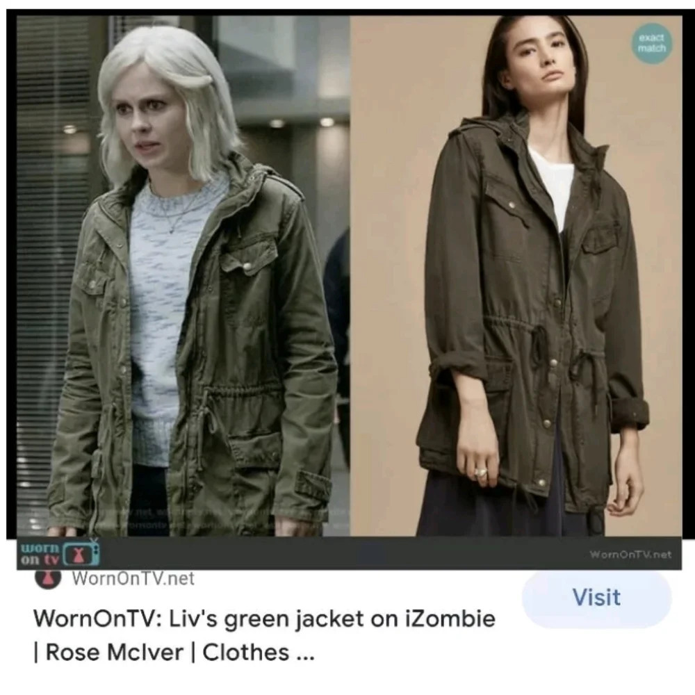 Talula Olive Green Utility Jacket - Picture 4 of 16